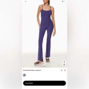 Aritzia Divinity Kick Flare Jumpsuit